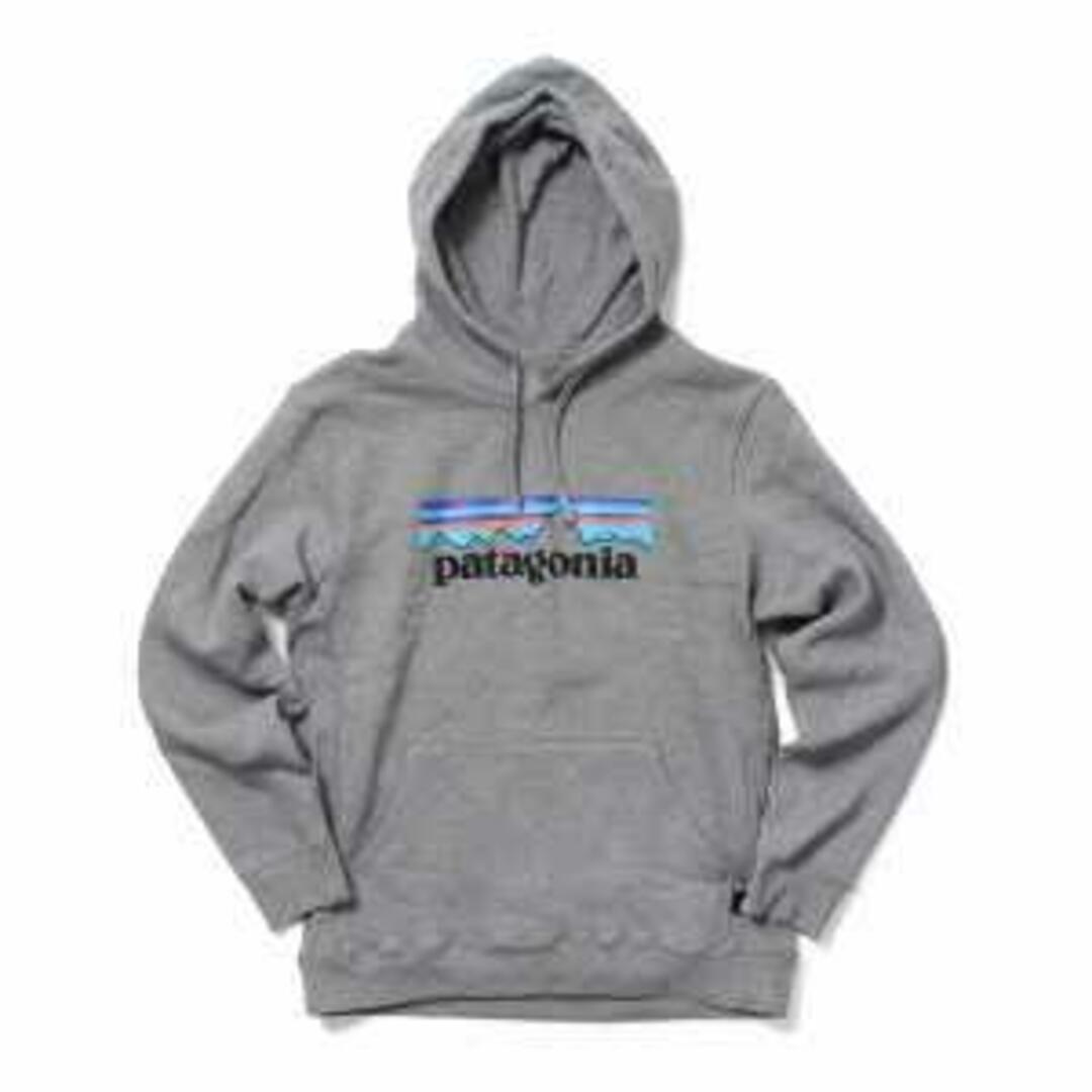 【新品未使用】 patagonia パタゴニア パーカー フーディ プルオーバー MS P-6 LOGO UPRISAL HOODY 39622 【XSサイズ/GRAVEL HEATHER】