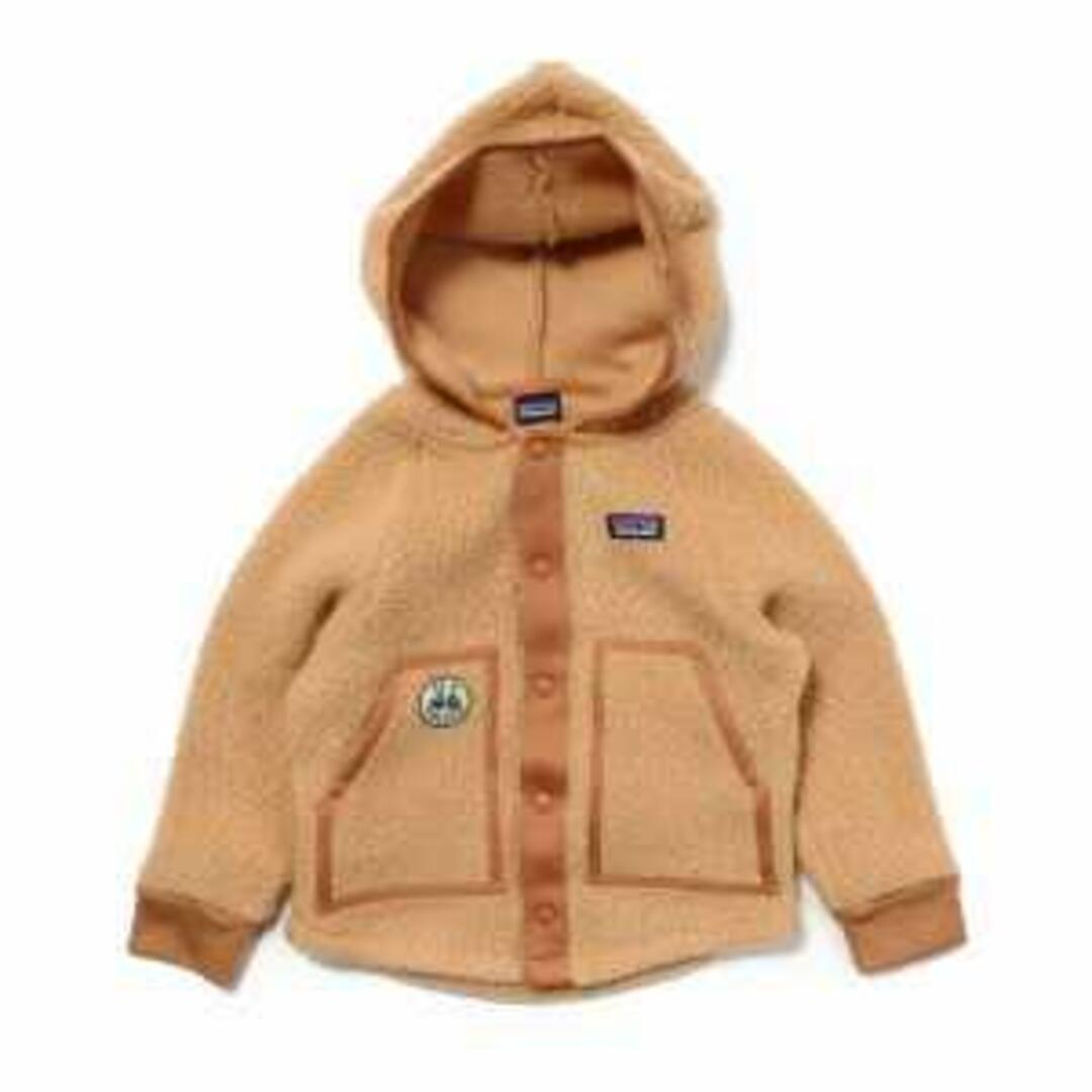 【新品未使用】 patagonia パタゴニア ベビー キッズ ジャケット フリース ポリエステル 61146 【3T/BE A FRIEND/DARK CAMEL】