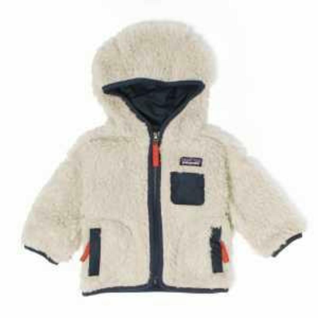 【新品未使用】 Patagonia パタゴニア ベビー キッズ ジャケット フーディー 防寒 高機能 BABY RETRO-X HOODY 61400 【3T（3歳）/NATURAL W/NEWNAVY】