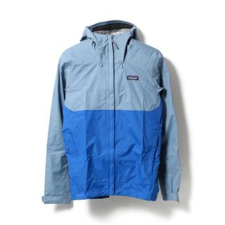 パタゴニア(patagonia)の【新品未使用】 patagonia パタゴニア マウンテンパーカー トレントシェルジャケット Mens Torrentshell 3L Jacket ウインドブレーカー ナイロン 85241 【Lサイズ/BAYOU BLUE】(ダッフルコート)