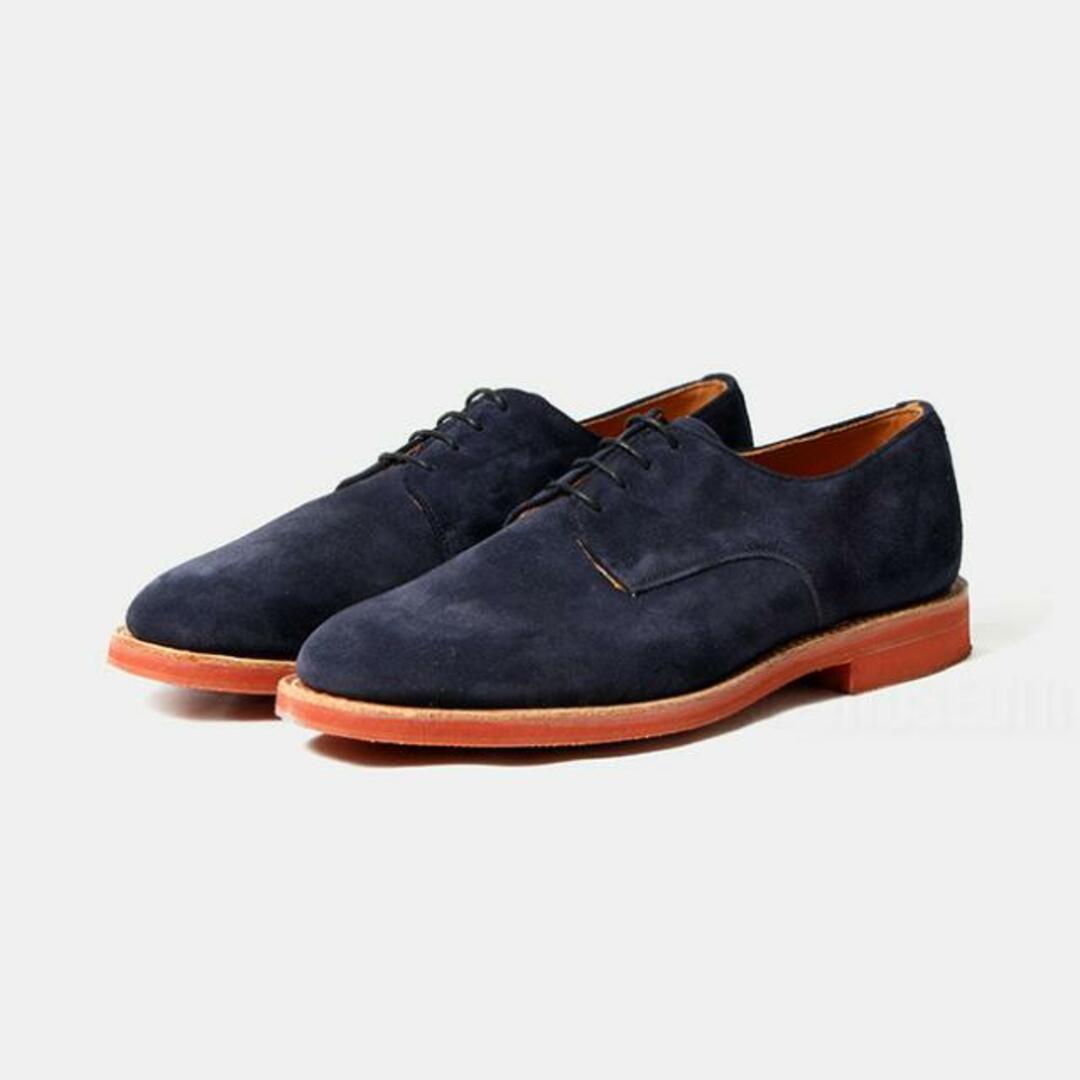 【新品未使用】 サンダース SANDERS 革靴 ビジネスシューズ JACKSON PLAIN GIBSON SHOE 1955AS 【UK9：約27.5cm/NAVY】 1