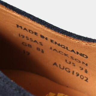 【新品未使用】 サンダース SANDERS 革靴 ビジネスシューズ JACKSON PLAIN GIBSON SHOE 1955AS 【UK9：約27.5cm/NAVY】
