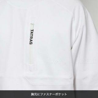 【新品未使用】 TATRAS タトラス トップス Tシャツ カットソー JANI ジャニ 半袖 コットン MTLA23S8004-M 【2/WHITE】