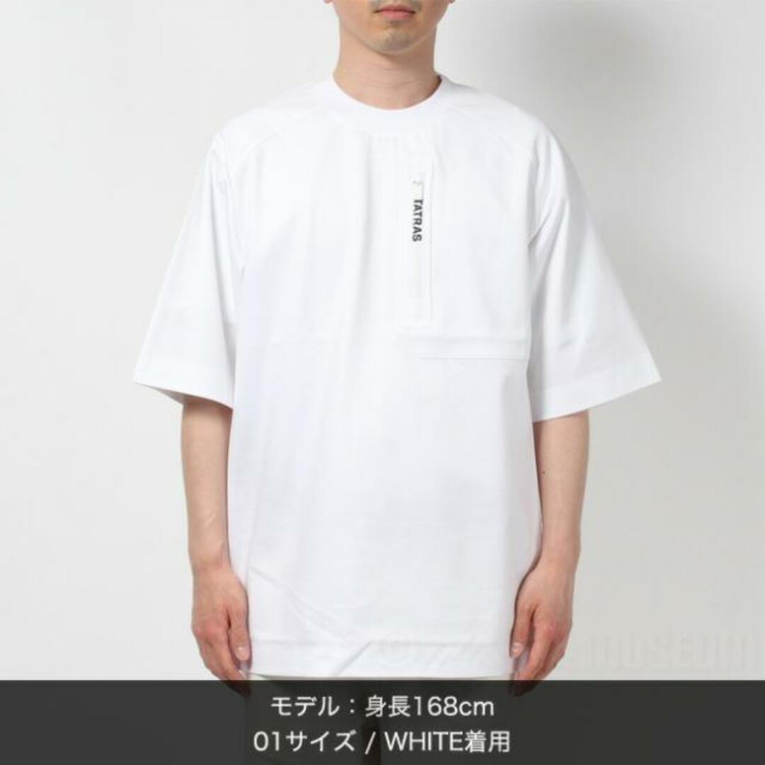 【新品未使用】 TATRAS タトラス トップス Tシャツ カットソー JANI ジャニ 半袖 コットン MTLA23S8004-M 【4/WHITE】