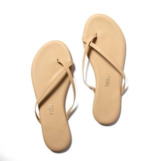 ティキーズ(TKEES)の【新品未使用】 TKEES ティキーズ サンダル ビーチサンダル レザー US9 ビーチ リゾート Riley Sandal RILE 【US8(約25.0cm)/SUNKISSED】(ビーチサンダル)