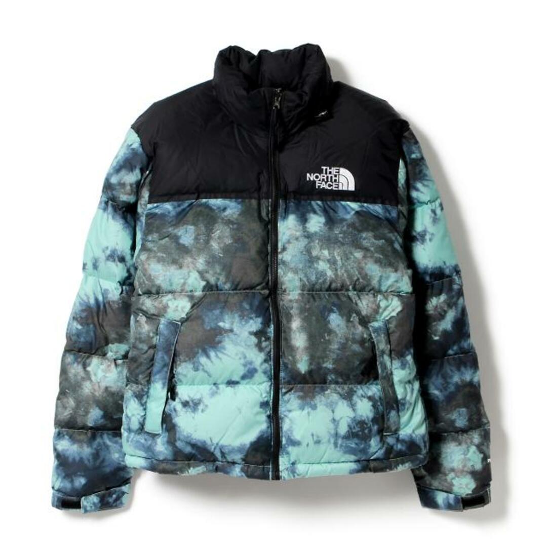 【新品未使用】 THE NORTH FACE ザノースフェイス ダウンジャケット ヌプシ MENS PRINTED 1996 RETRO NUPTSE JACKET NF0A5IX4 【Lサイズ/WASABI ICE DYE PRINT】