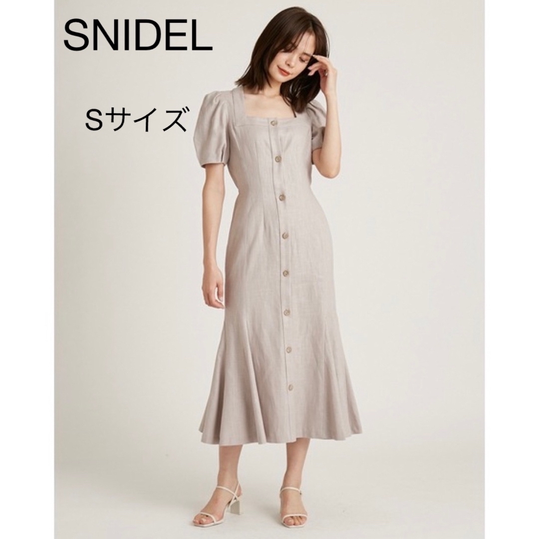 SNIDEL フロントボタンマーメイドワンピースワンピース