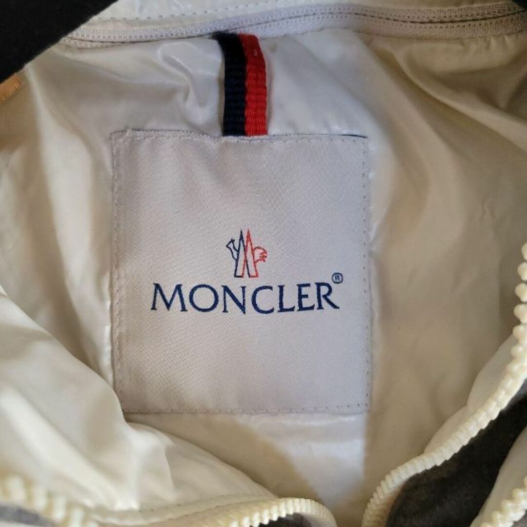 MONCLER - モンクレール グレー ニット ダウンジャケット コート