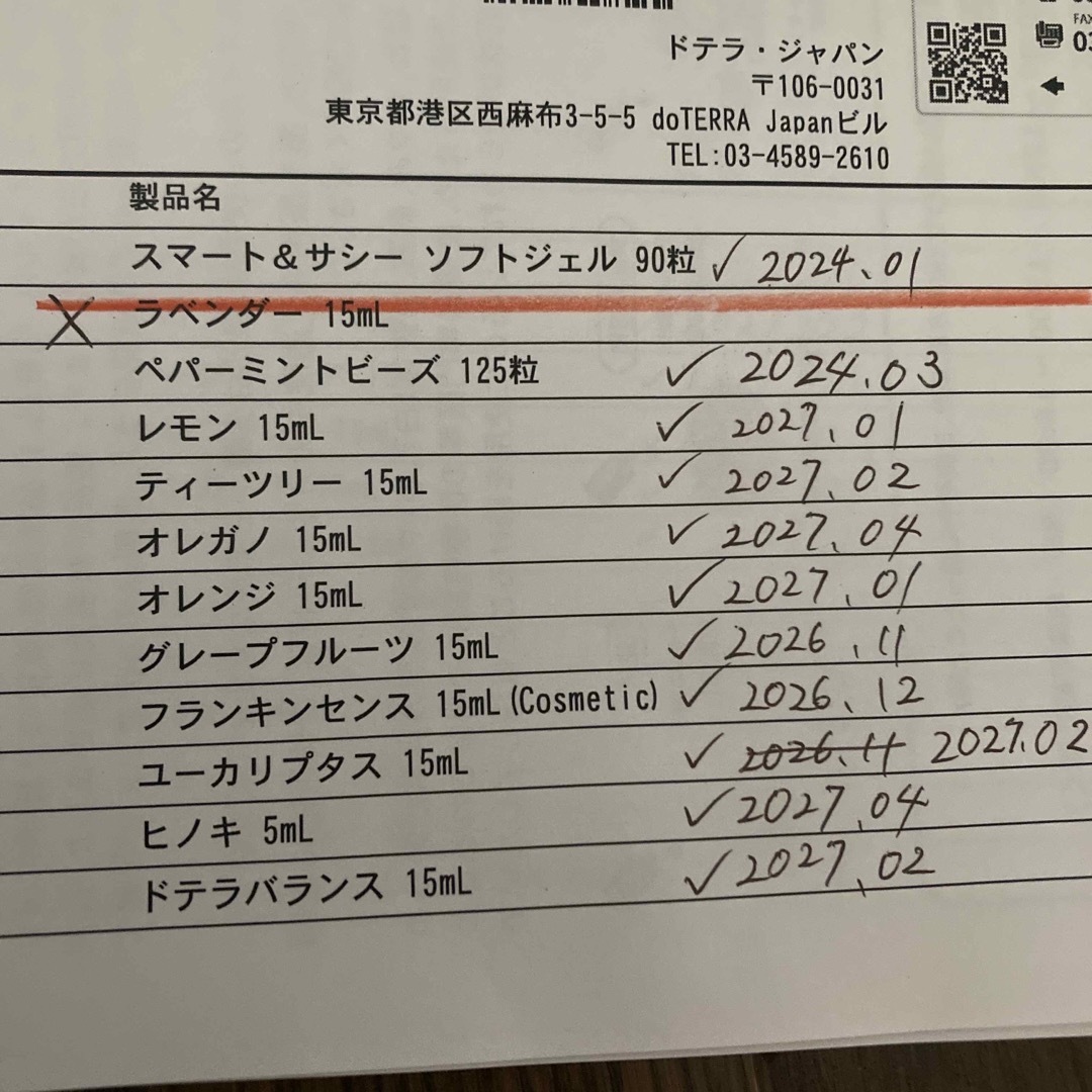 アロマオイル　プレミアムdTERRA登録キット