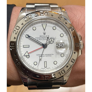 ロレックス(ROLEX)の美品　ロレックス16570エクスプローラー2(腕時計(アナログ))