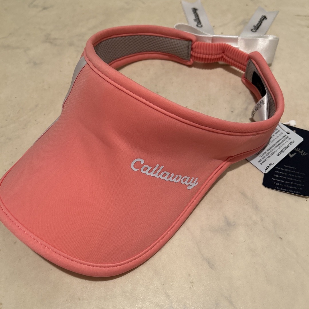 Callaway Golf(キャロウェイゴルフ)のCallawayバイザー レディースの帽子(キャップ)の商品写真