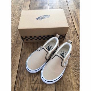 VANS - VANS 定番人気 スリッポン★ベージュ 15