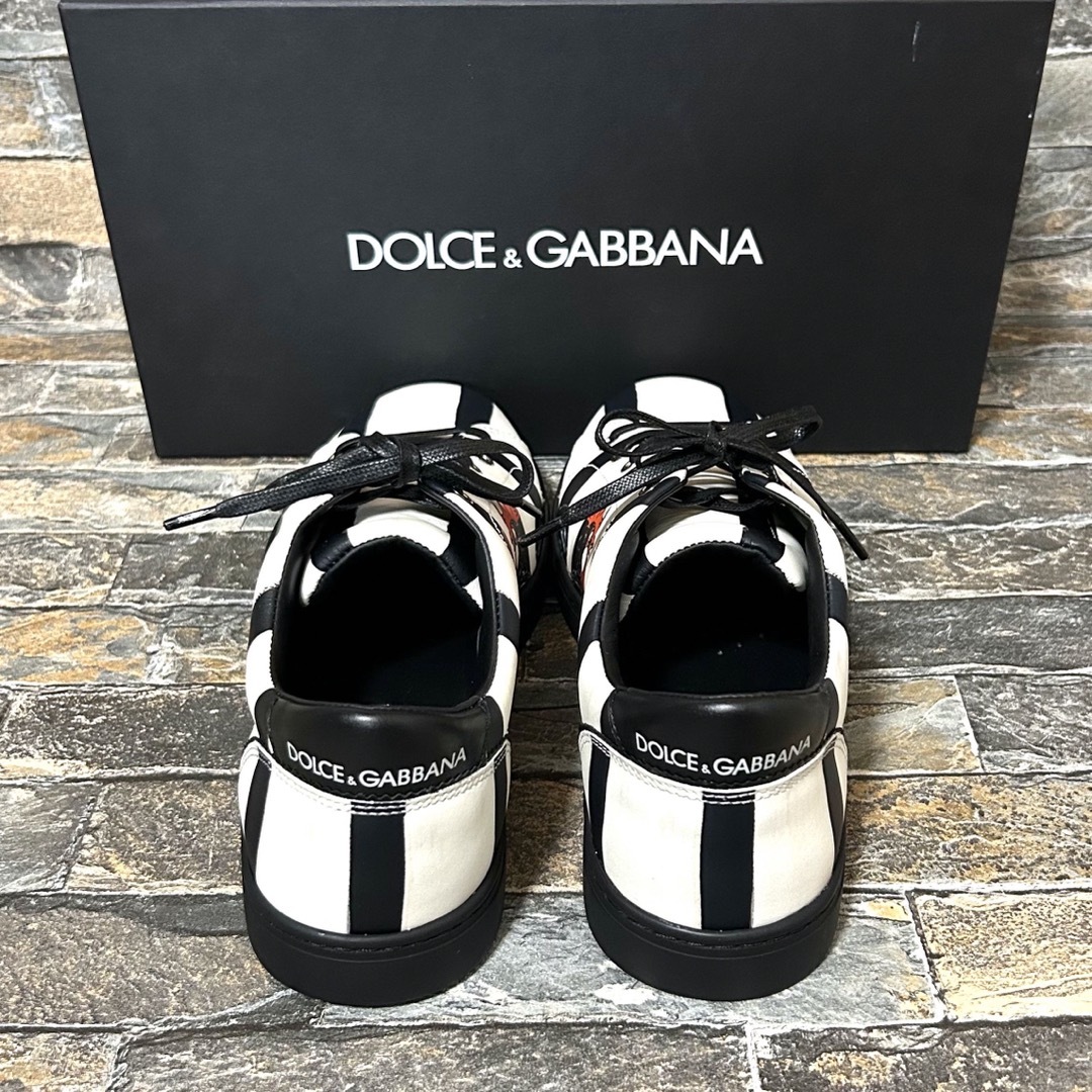DOLCE&GABBANA ドルチェ&ガッバーナ/デザイン レザースニーカー