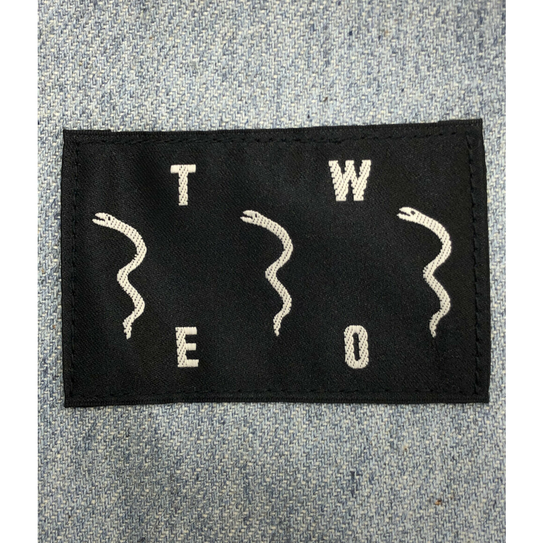 美品  TWEO デニムジャケット   TWEO2022AWBL レディース F レディースのジャケット/アウター(その他)の商品写真