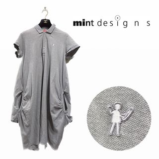 mintdesigns - 【mintdesigns】変形ポケット　ポロシャツワンピース　ミントデザインズ