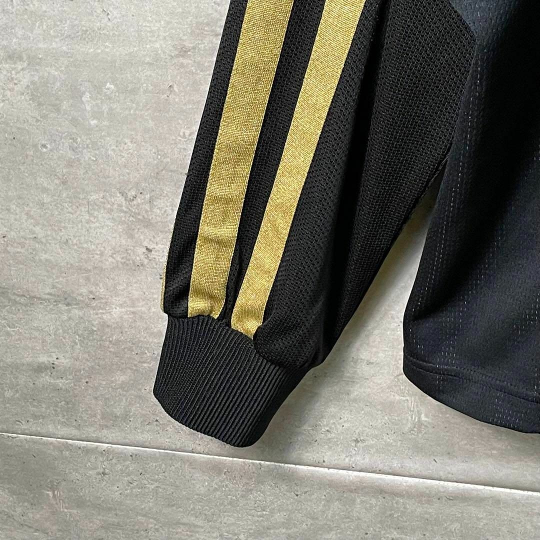 adidas(アディダス)のadidas　トラックジャケット　ブラック　ゴールド　climalite メンズのトップス(ジャージ)の商品写真