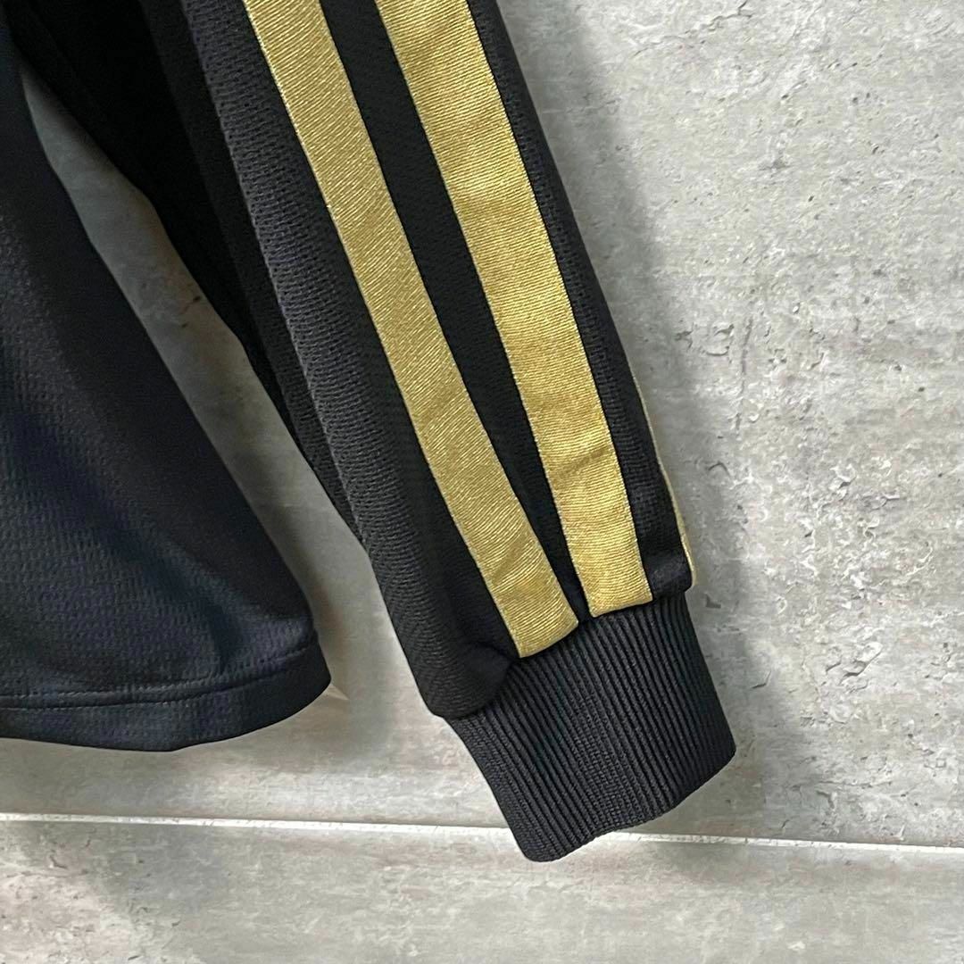 adidas(アディダス)のadidas　トラックジャケット　ブラック　ゴールド　climalite メンズのトップス(ジャージ)の商品写真