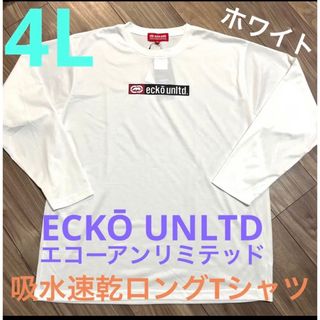 エコーアンリミテッド(ECKŌ UNLTD（ECKO UNLTD）)の4L☆WHエコーアンリミテッドECKŌ UNLTD長袖メッシュロングTシャツ(Tシャツ/カットソー(七分/長袖))