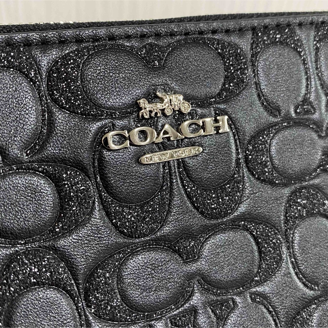 COACH♡コーチ　ハントバック　財布　型押し　上品