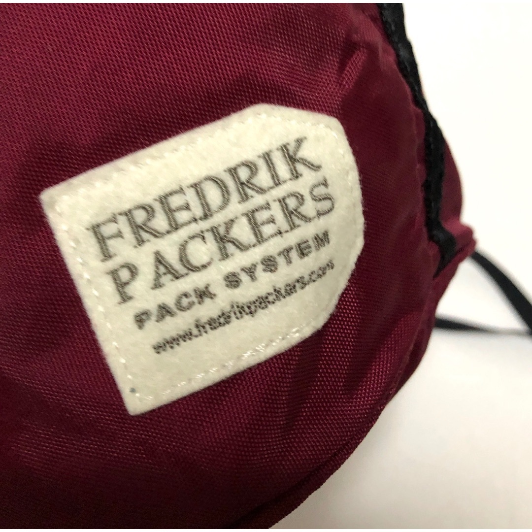 FREDRIK PACKERS(フレドリックパッカーズ)のフレドリックパッカーズ ショルダーバッグ 巾着バッグ 23072713 バーガン レディースのバッグ(ショルダーバッグ)の商品写真
