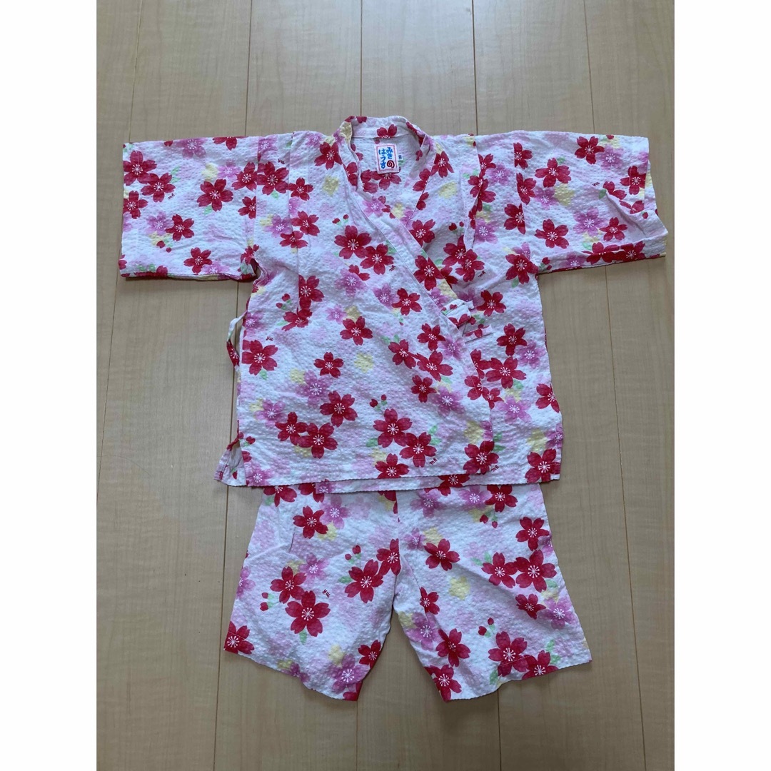 mikihouse(ミキハウス)のミキハウス  甚平　110 キッズ/ベビー/マタニティのキッズ服女の子用(90cm~)(甚平/浴衣)の商品写真