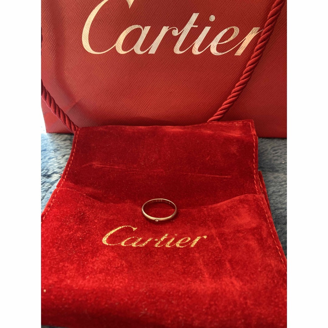 Cartier カルティエ　ダイヤ　指輪　結婚指輪