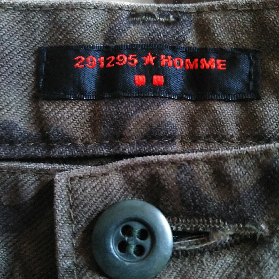 291295=HOMME - 291295☆homme カーゴパンツ 迷彩 サイズⅡの通販 by ...