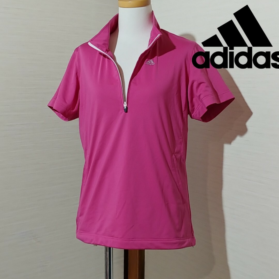 美品 adidas アディダス テーラーメイド ハーフジップ ゴルフウェア