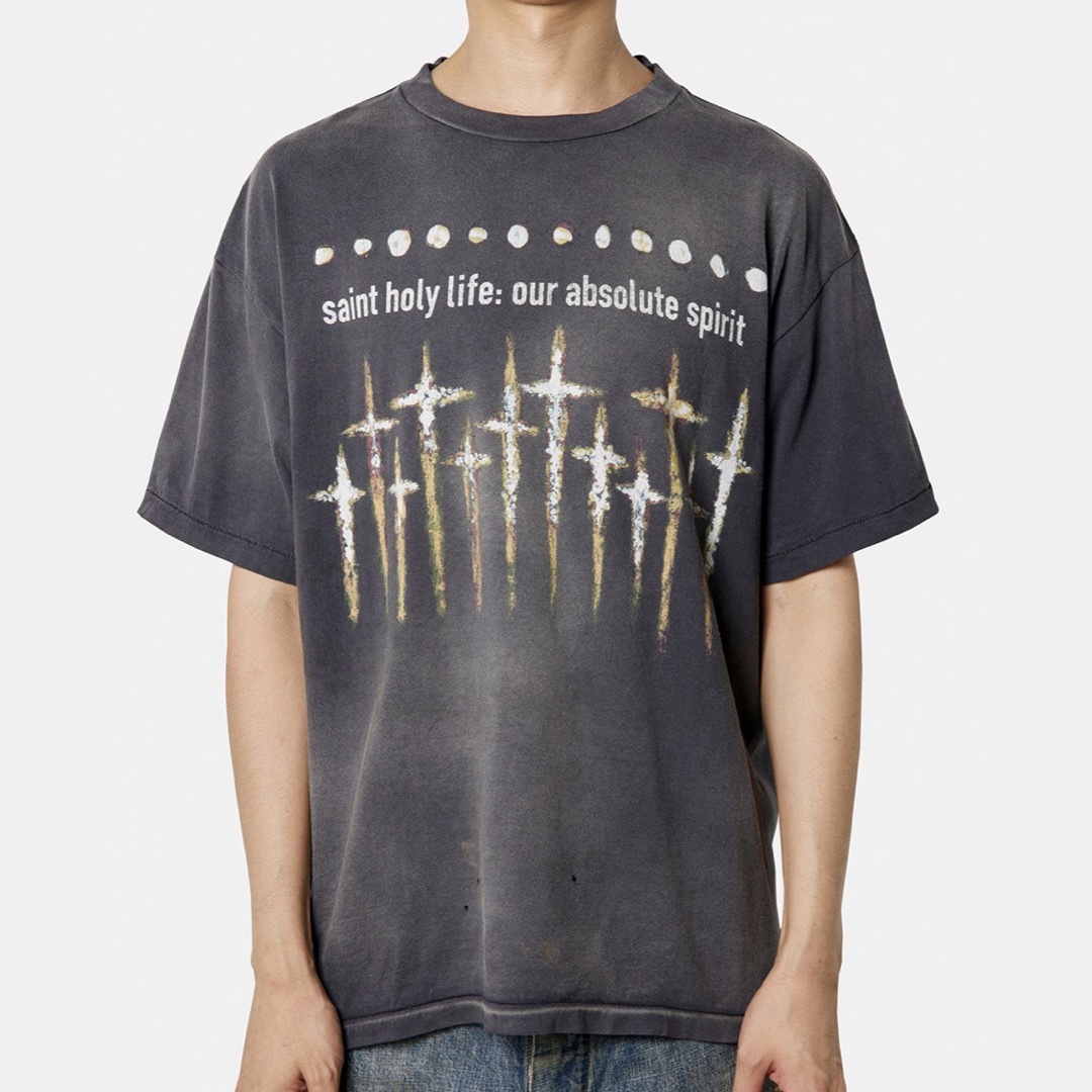 READYMADE(レディメイド)の セントマイケル x FORSOMEONE FS_SS T-Shirt/God  メンズのトップス(Tシャツ/カットソー(半袖/袖なし))の商品写真