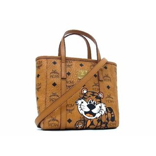 エムシーエム(MCM)の■新品■未使用■MCM エムシーエム ヴィセトス柄 モノグラム レザー トラ 2WAY クロスボディ ショルダー ハンドバッグ ブラウン系 AQ1219 (リュック/バックパック)