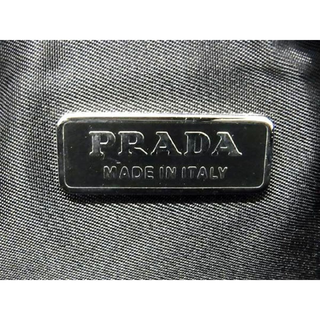 ■極美品■ PRADA プラダ テスートナイロン ミニバッグ ハンドバッグ アクセサリーポーチ レディース ブラック系 AN9329
