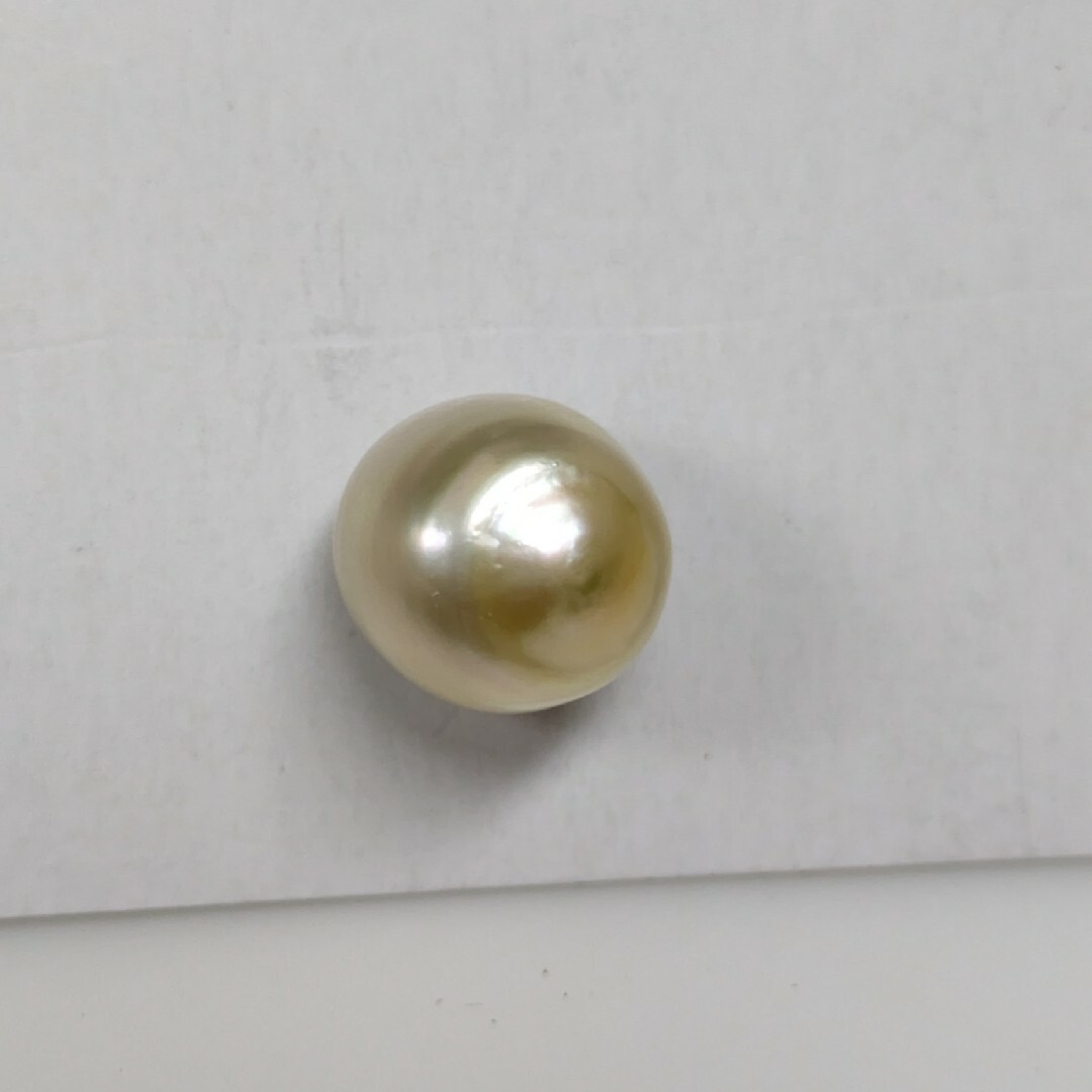 ③南洋白蝶貝真珠ゴールデンルース約10.4mm！