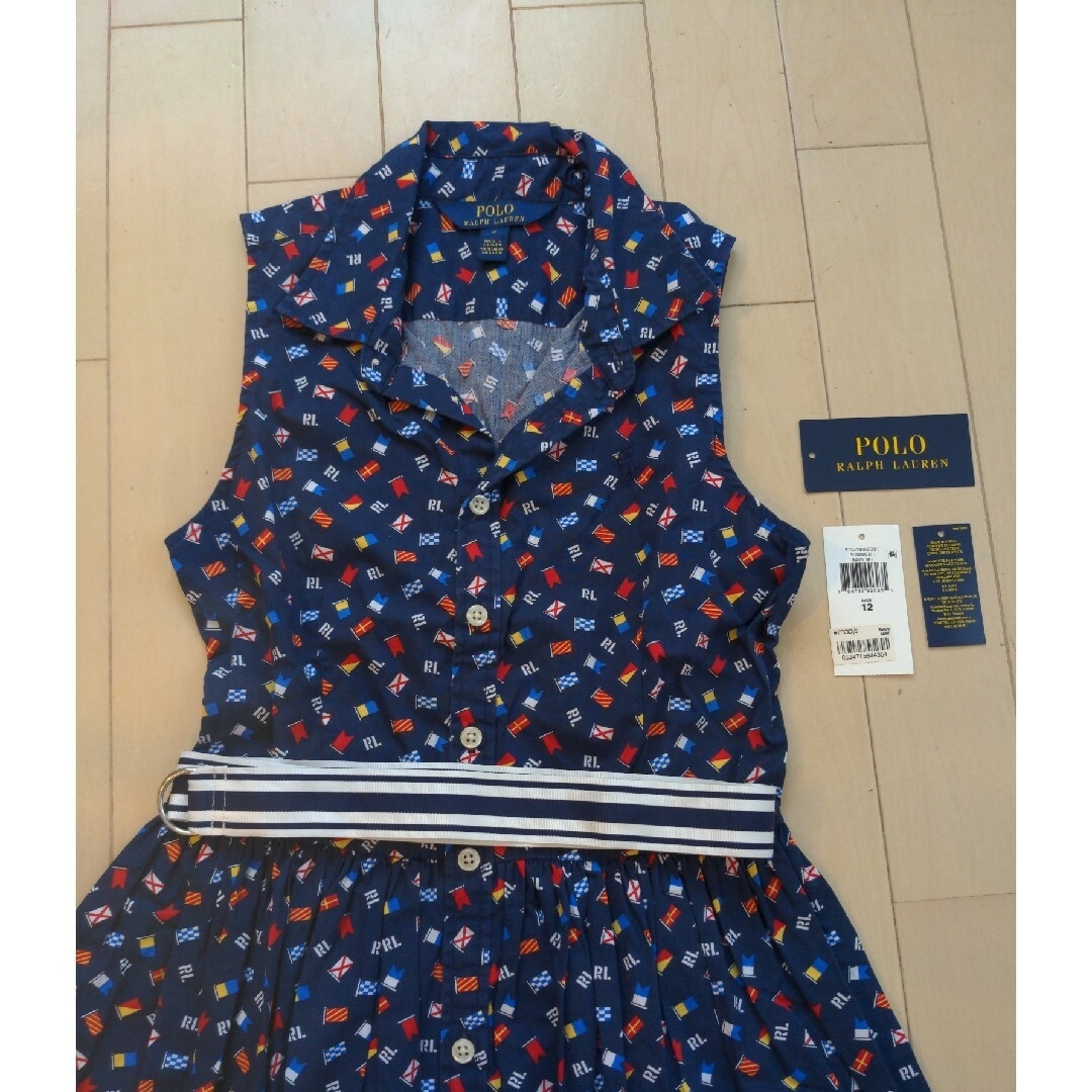 POLO RALPH LAUREN(ポロラルフローレン)のポロ　ラルフローレン　ワンピース キッズ/ベビー/マタニティのキッズ服女の子用(90cm~)(ワンピース)の商品写真