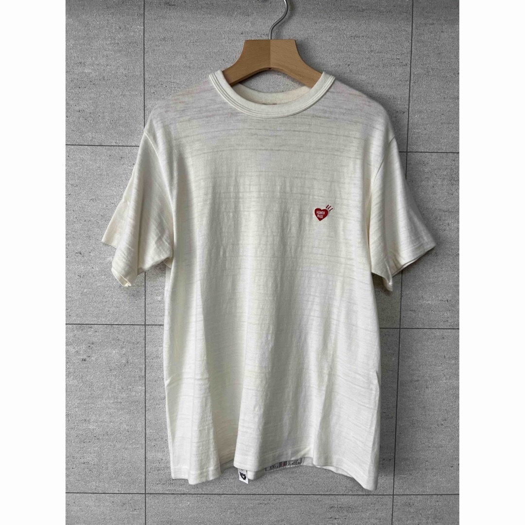 HUMAN MADE(ヒューマンメイド)のHUMAN MADE HEART ONE POINT T-SHIRT White メンズのトップス(Tシャツ/カットソー(半袖/袖なし))の商品写真