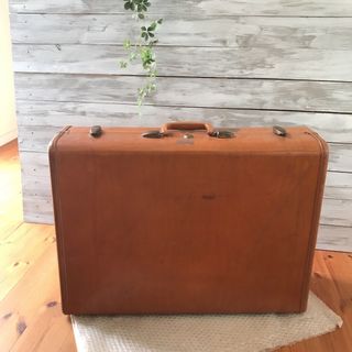 サムソナイト(Samsonite)のsamsonite サムソナイト ヴィンテージ トランクスーツケース 本革レザー(トラベルバッグ/スーツケース)