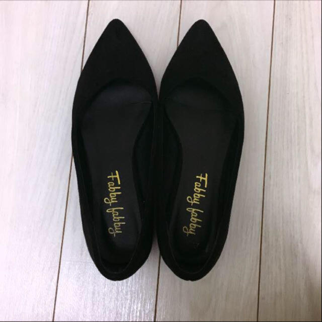 フラット黒パンプス♡ レディースの靴/シューズ(ハイヒール/パンプス)の商品写真
