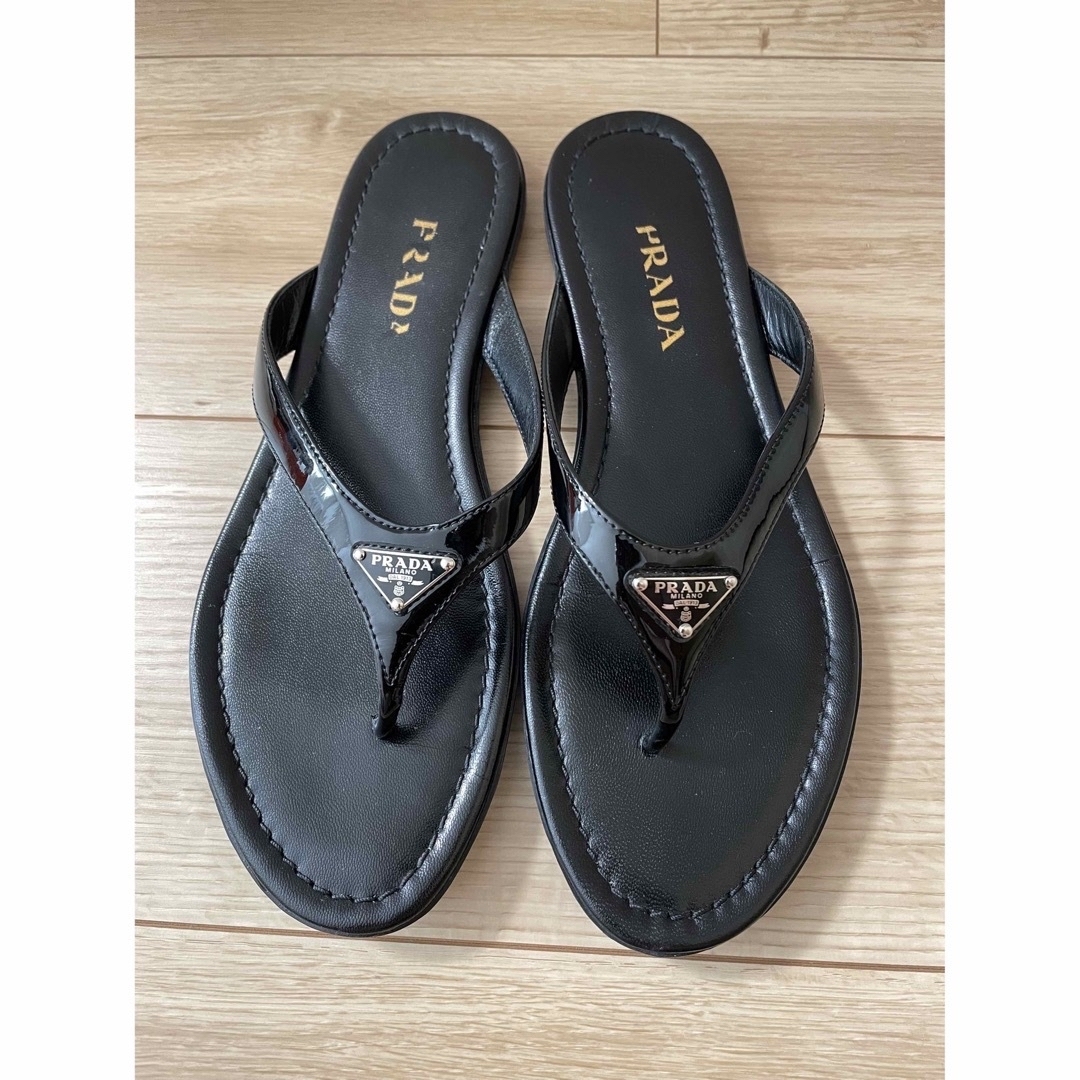 PRADA プラダ ビーチサンダル 38サイズ | フリマアプリ ラクマ
