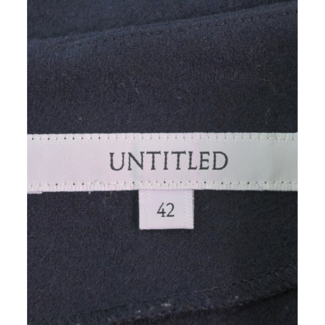 UNTITLED(アンタイトル)のUNTITLED アンタイトル ワンピース 42(L位) 紺 【古着】【中古】 レディースのワンピース(ひざ丈ワンピース)の商品写真