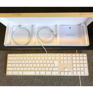 アップル(Apple)の新品Apple キーボードApple Keyboard US配列 テンキー付き(PCパーツ)