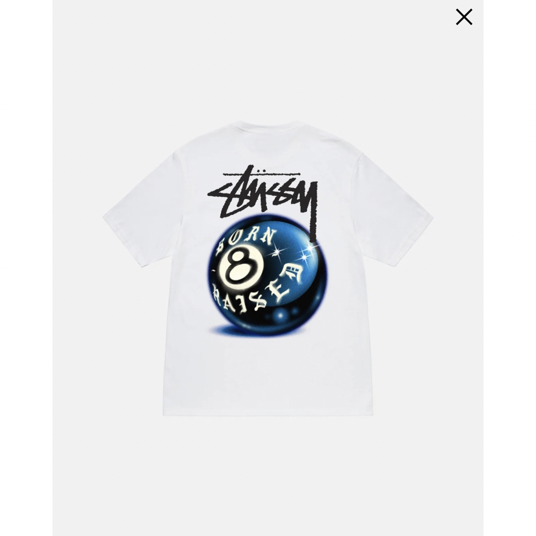 STÜSSY & BORN X RAISED 8 BALL TEE