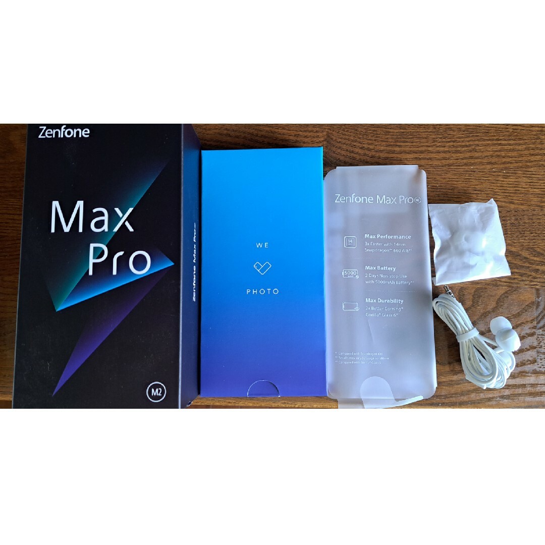 ZenFone(ゼンフォン)の【中古】ASUS Zenfone Max Pro M2　本体 スマホ/家電/カメラのスマートフォン/携帯電話(スマートフォン本体)の商品写真