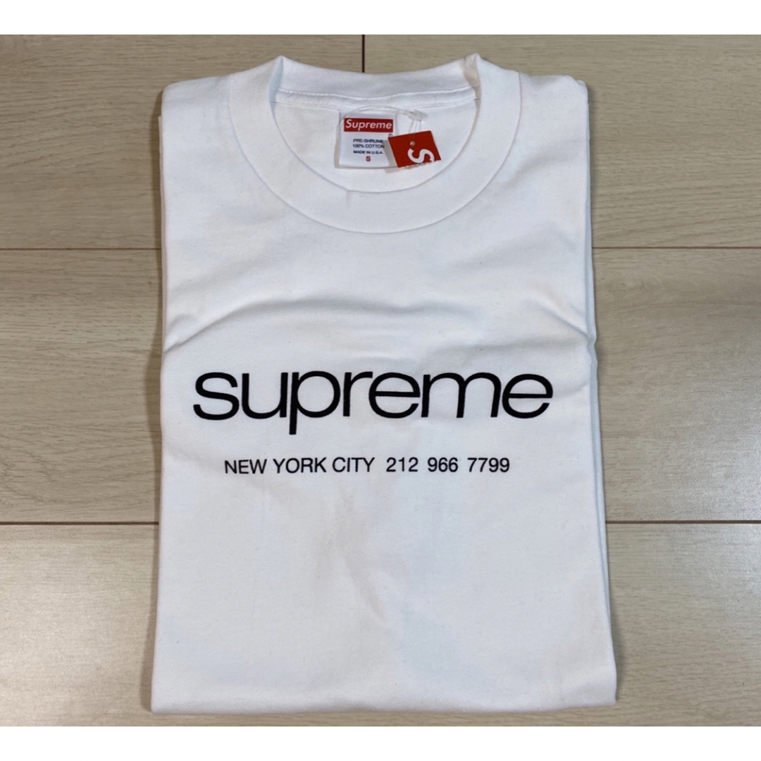 Supreme shop Tee 白 S Tシャツ 20ss