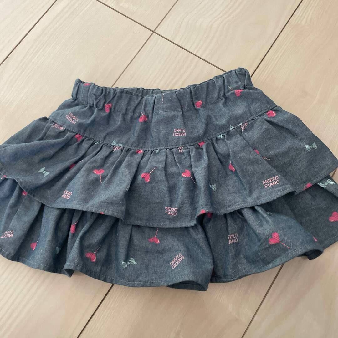 mezzo piano(メゾピアノ)のメゾピアノ♡スカパン キッズ/ベビー/マタニティのキッズ服女の子用(90cm~)(スカート)の商品写真