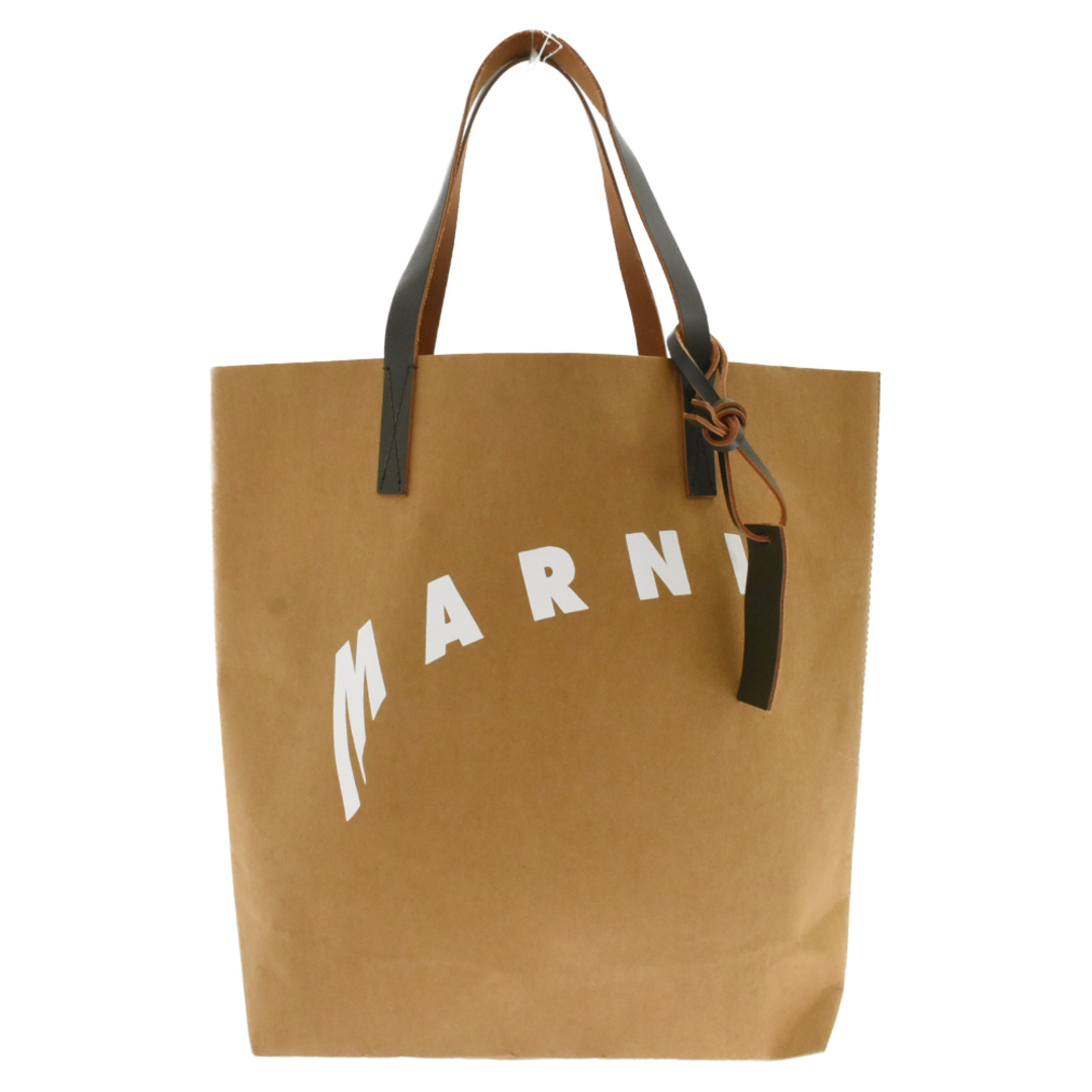 MARNI マル二 セルロース　トートバッグ  ブラック　ショッピングバッグ