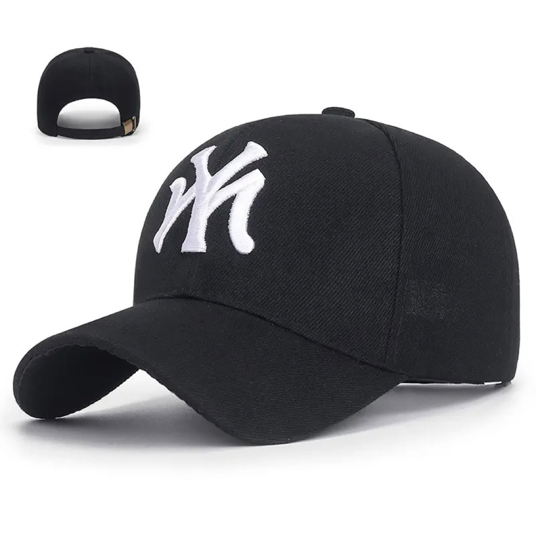 レア物新品 NYロゴ ブラックキャップ 帽子LA ベースボール ストリートの通販 by えみりん｜ラクマ