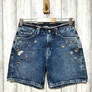 ペペジーンズ(Pepe Jeans)のpepe jeans　ペペジーンズ　27インチ　ダメージデニムショートパンツ(ショートパンツ)