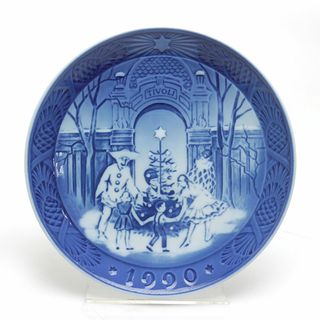 ロイヤルコペンハーゲン(ROYAL COPENHAGEN)のロイヤルコペンハーゲン イヤープレート 1990年 「チボリのクリスマス」(置物)