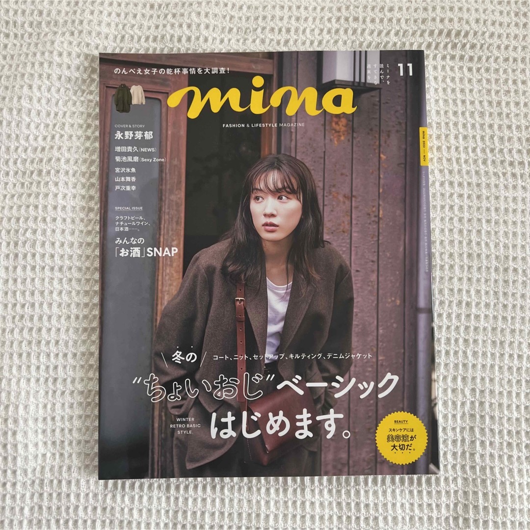 mina 2022年11月号 エンタメ/ホビーの雑誌(ファッション)の商品写真