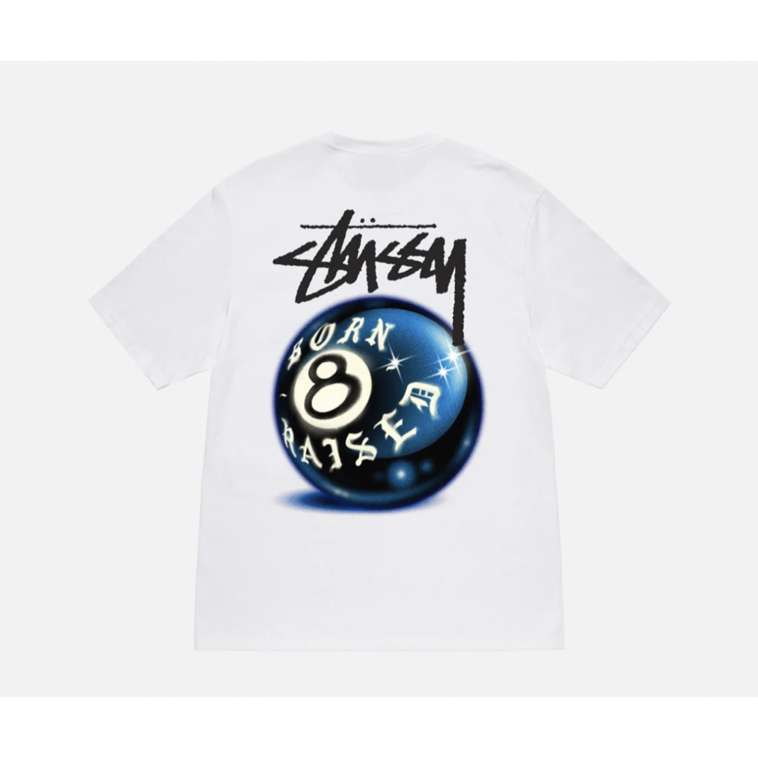 STÜSSY & BORN X RAISED 8 BALL TEE