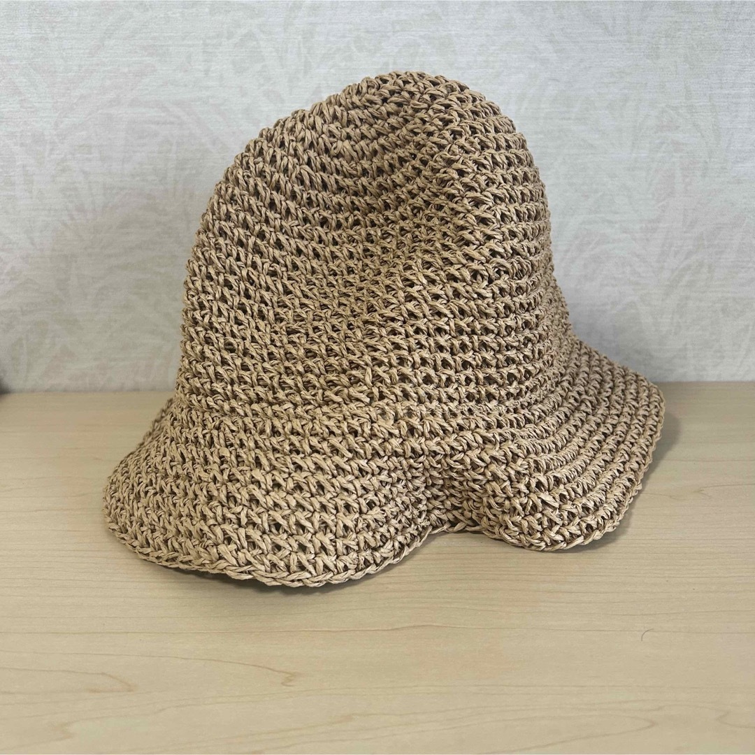 WEGO(ウィゴー)のストローハット　麦わら帽子 レディースの帽子(麦わら帽子/ストローハット)の商品写真